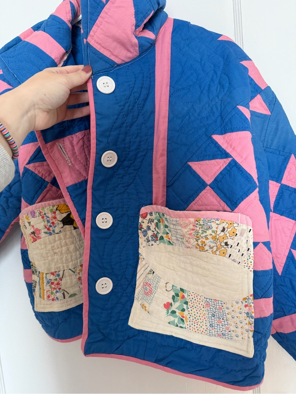 Handmade Quilted Jacket - Picture 7 of 9
